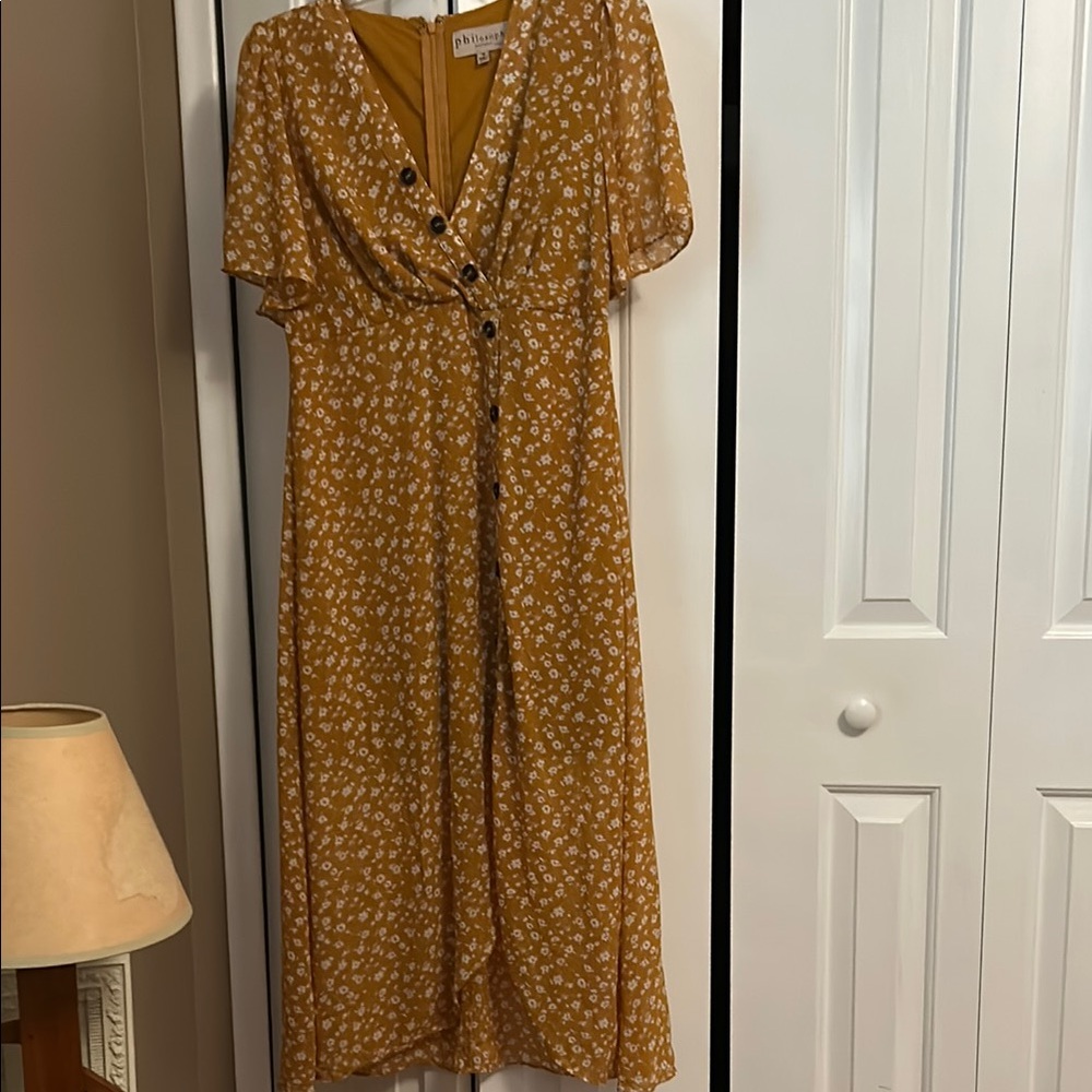 Philosophy V-Neck Flutter Sleeve Sundress